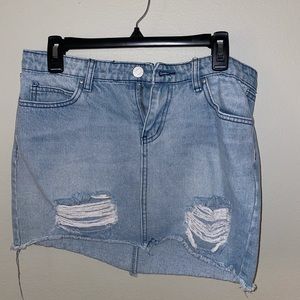 Blue jean skirt